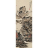 【已售】吳顯剛 《草堂秋聲圖》 貴州七星關美協主席
