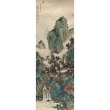 吳顯剛 《松蔭撫琴圖》 貴州七星關美協主席