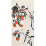 【已售】陳薪名《事事如意》 中美協(xié)會員 第六屆全國花鳥畫展金獎獲得者