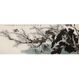 張?jiān)伱? 小六尺《清影搖春》 中美協(xié)會員 河南太康美協(xié)副主席