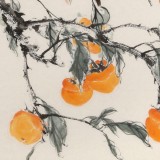 【已售】陳薪名 四尺斗方《事事如意》 中美協會員 第六屆全國花鳥畫展金獎獲得者