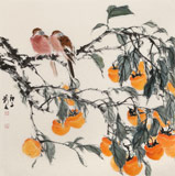 【已售】陳薪名 四尺斗方《事事如意》 中美協(xié)會員 第六屆全國花鳥畫展金獎獲得者