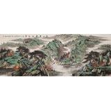 張衍緯  小六尺精品《春山疊翠響流泉》中美協會員 遼寧省美協理事