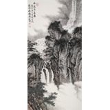吳顯剛 《林泉清音圖》 貴州七星關美協主席