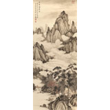 吳顯剛 《草堂論道圖》 貴州七星關美協主席