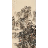 吳顯剛 《林泉風清圖》 貴州七星關美協主席