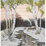 何一鳴 四尺斗方《瑞雪豐年》 冰雪畫派畫家 師從于志學
