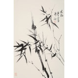 【已售】何華賢 四尺三開《清風》 潁淮書畫名家