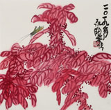 王永剛 斗方小品《秋聲》國家一級美術(shù)師（詢價）