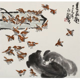 王永剛 三尺斗方《農家趣》 國家一級美術師