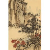 吳顯剛 《觀瀑圖》 貴州七星關美協主席