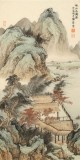 何揮毫 《秋山水閣圖》 當代新安畫派代表性名家